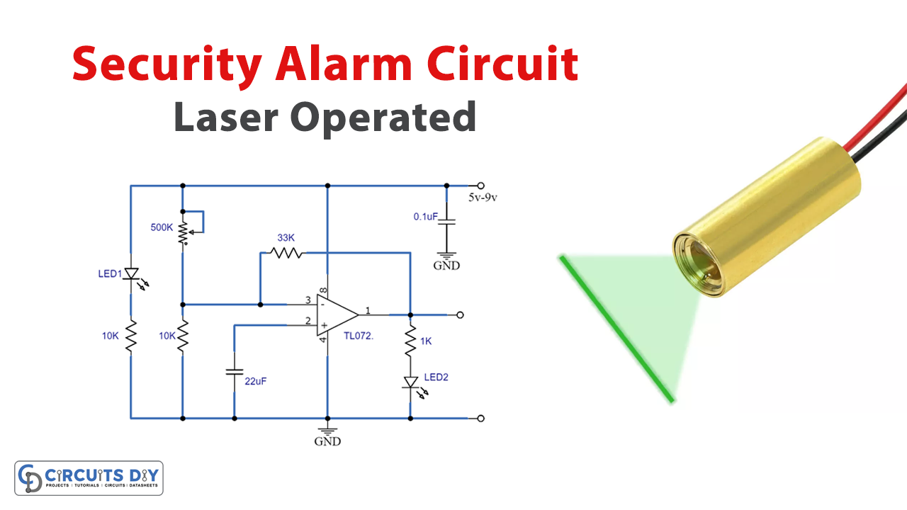 Laser Operated Security Alarm Project