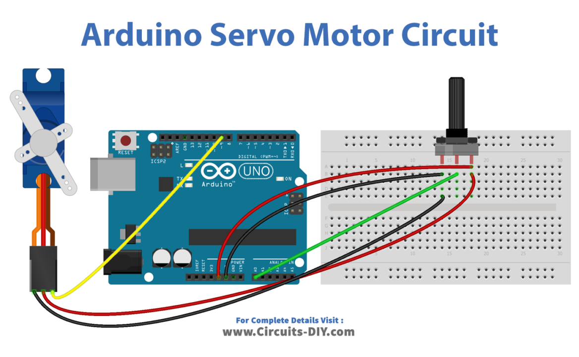 Servo Motor Arduino Circuit