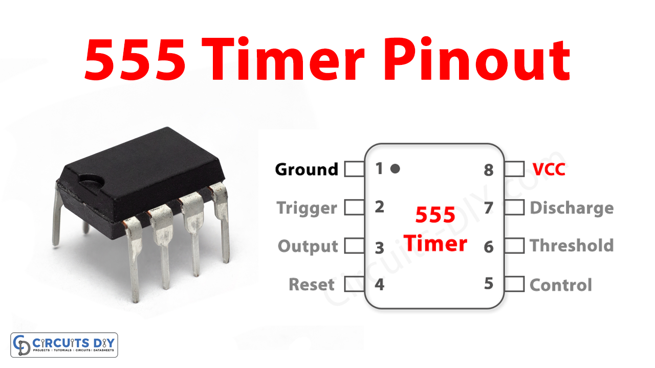 555 Timer IC Pinout