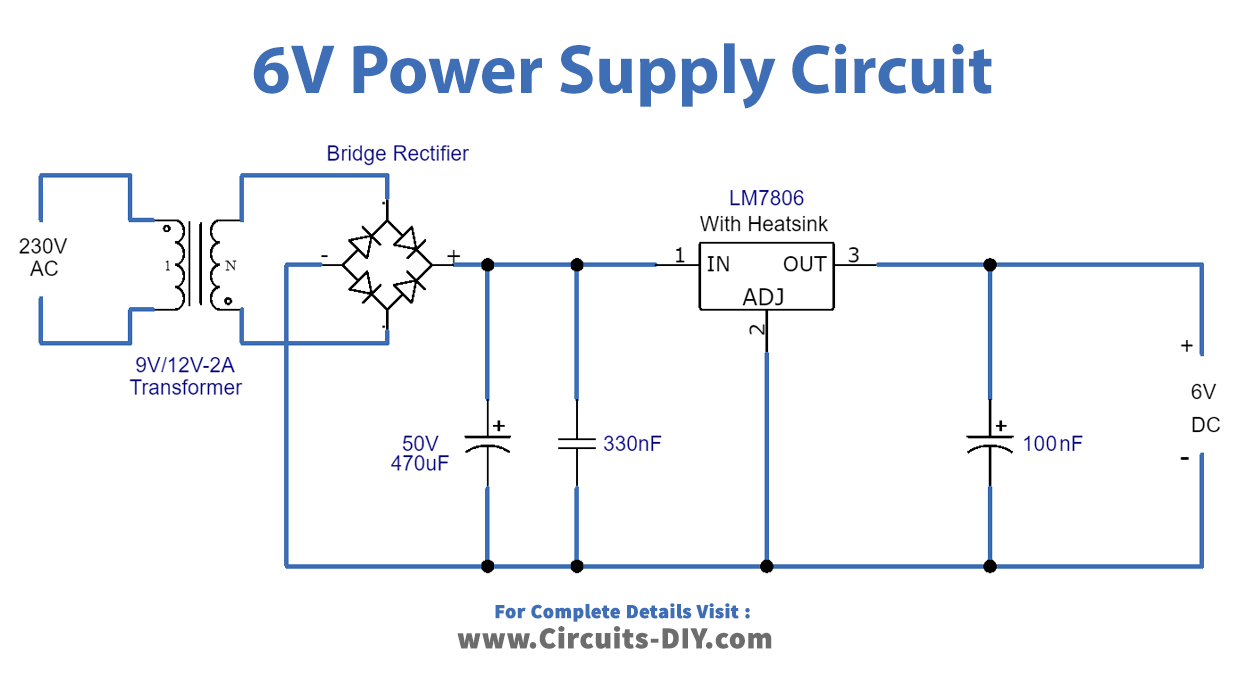 6V-Power-Supply-Circuit