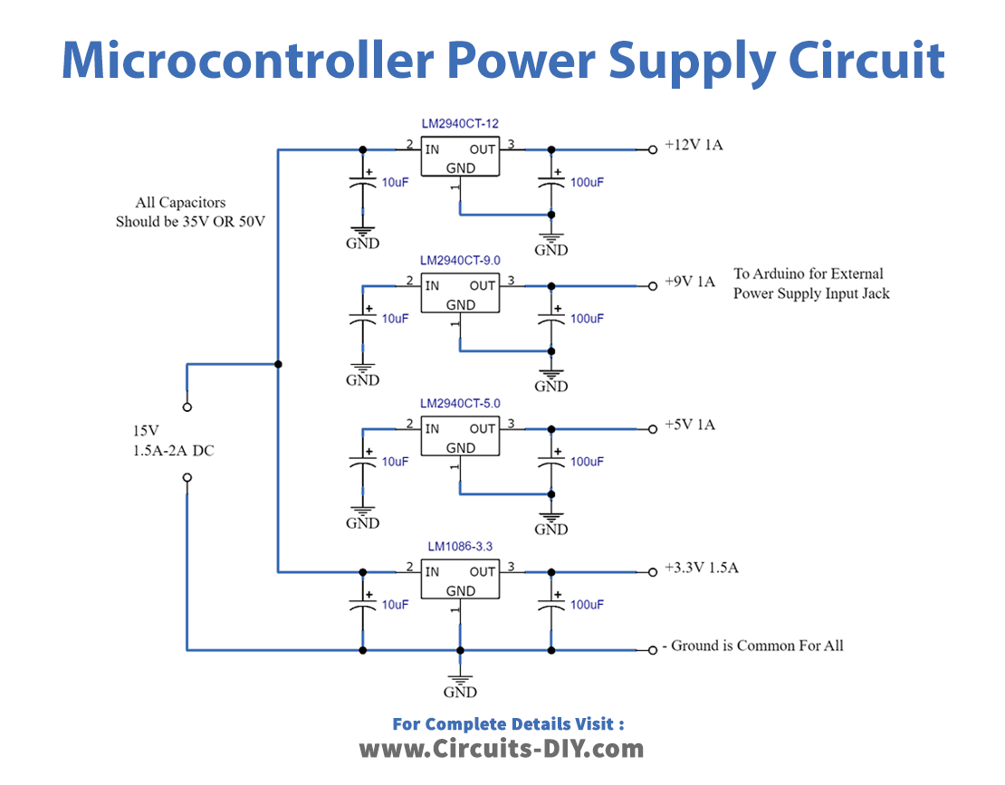microcontroller-power-supply-circuit