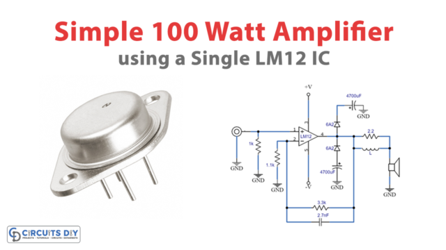100 Watt Amplifier Circuit using a Single IC