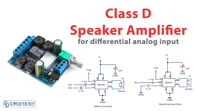 3.7 V Class-D Speaker Amplifier for Differential Analog Input