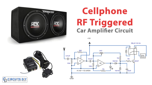 Cellphone RF-Triggered Car Amplifier Circuit