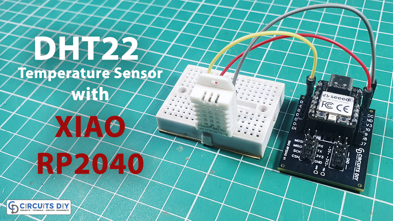 Interfacing DHT22 Temperature Sensor using XIAO RP2040
