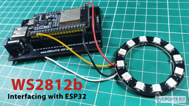 Interfacing WS2812b LED Ring with ESP32