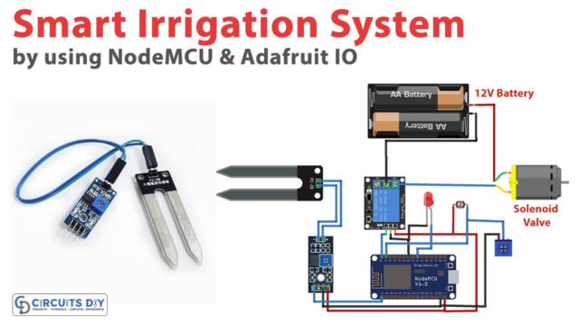 IoT Based Smart Irrigation System using NodeMCU ESP8266 & Adafruit IO