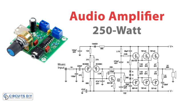 Simple 250-Watt Amplifier Circuit