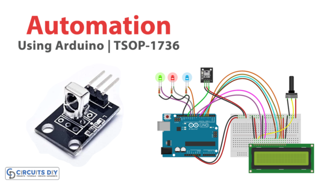 home electronics projects Automation using TSOP 1738 And Arduino