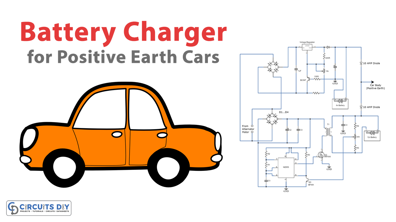 Battery Charger for Positive Earth Cars
