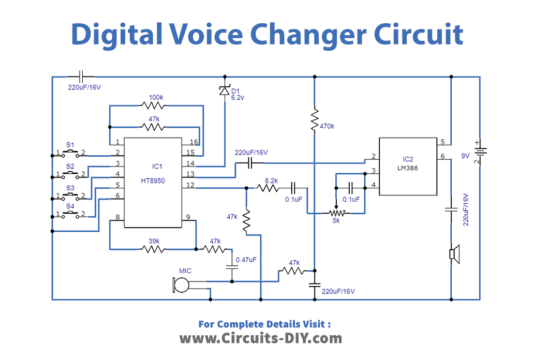 How To Make a Digital Voice Changer Circuit