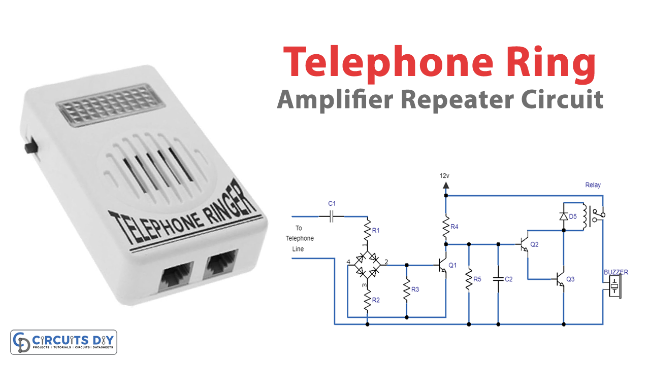 Telephone-Ring-Amplifier-Repeater-Circuit