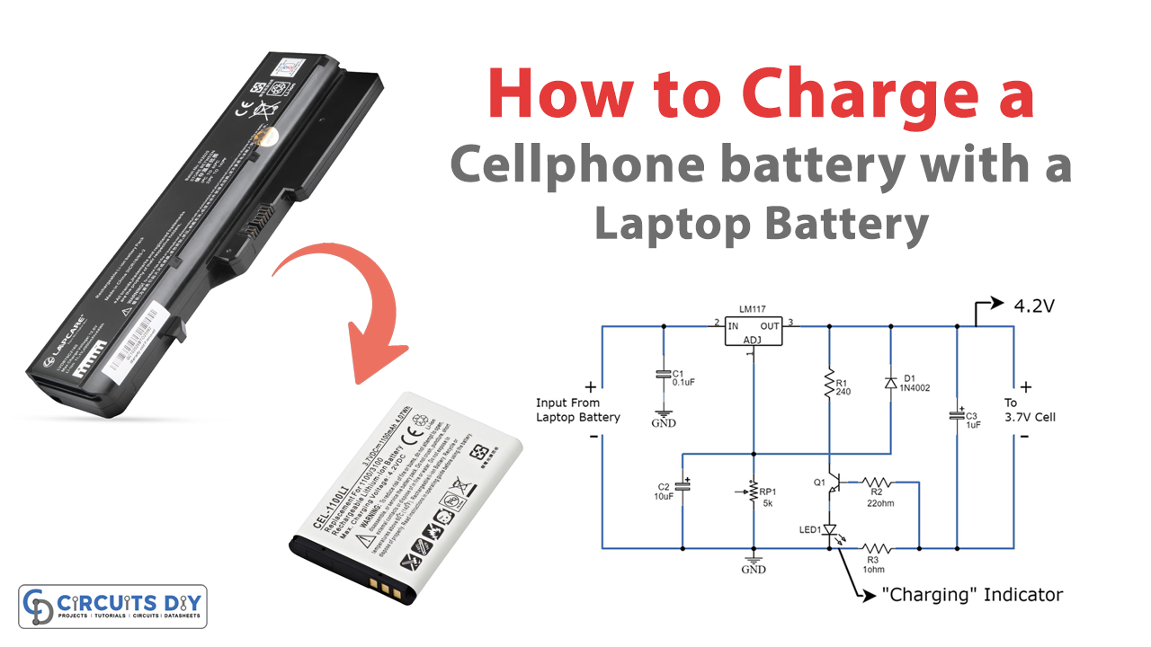 How to Charge a Cellphone Battery with a Laptop Battery
