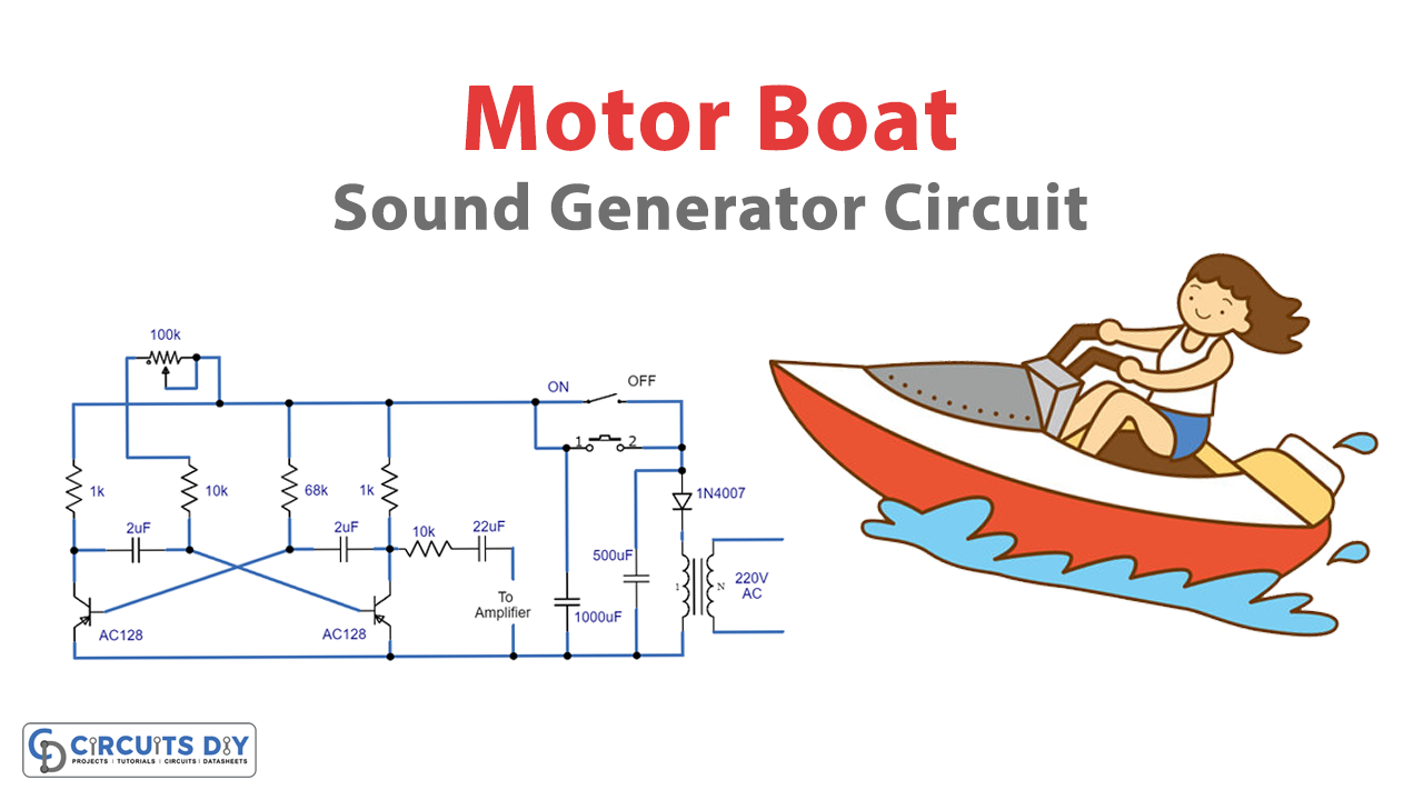 Motor Boat Sound Generator Circuit