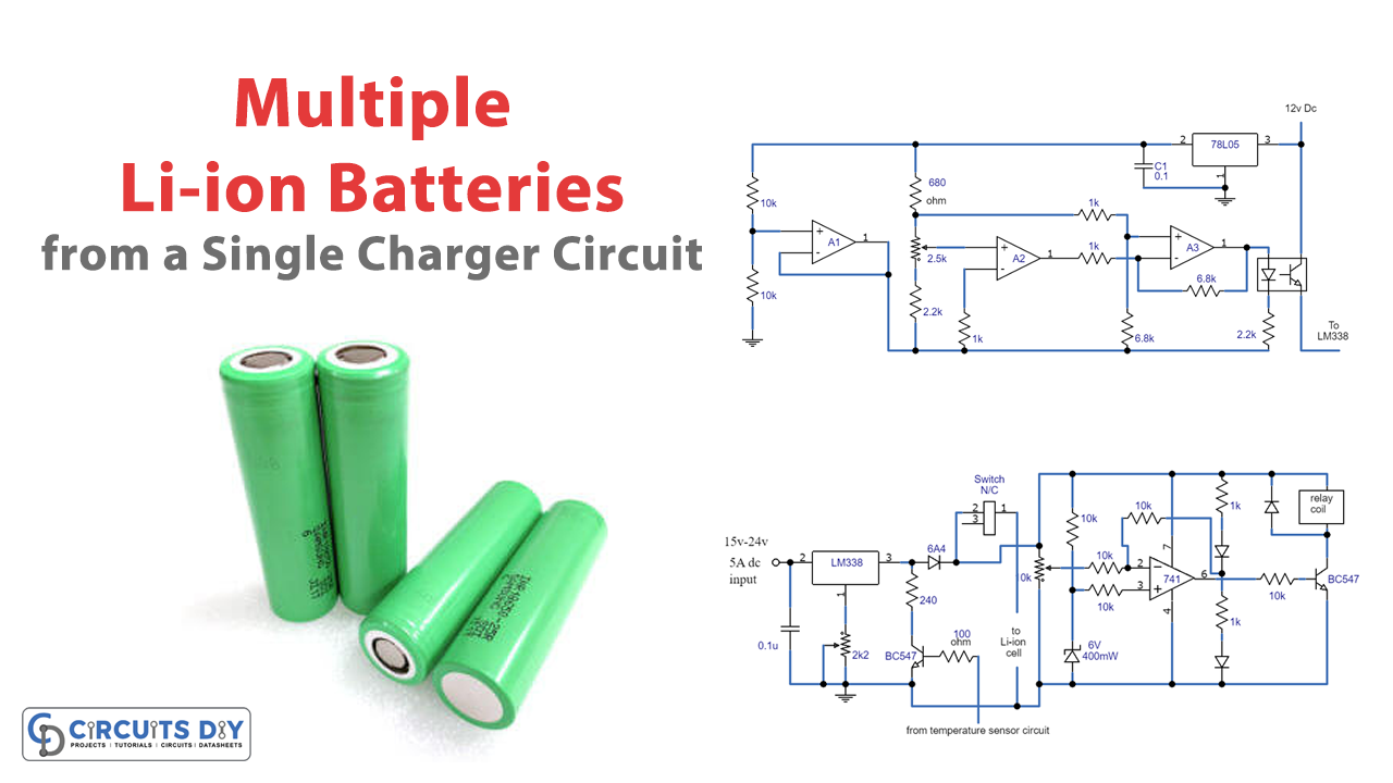 Multiple Li-ion Batteries Charger Circuit