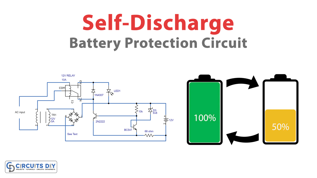 Self-Discharge Battery Protection Circuit