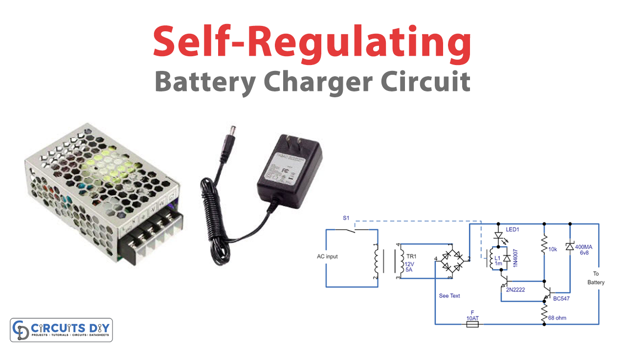 Self-Regulating Battery Charger Circuit