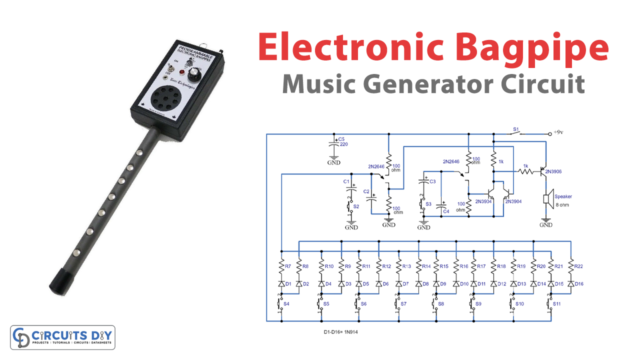 Simple Electronic Bagpipe Music Generator Circuit