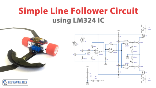 Simple Line Follower Robot Circuit