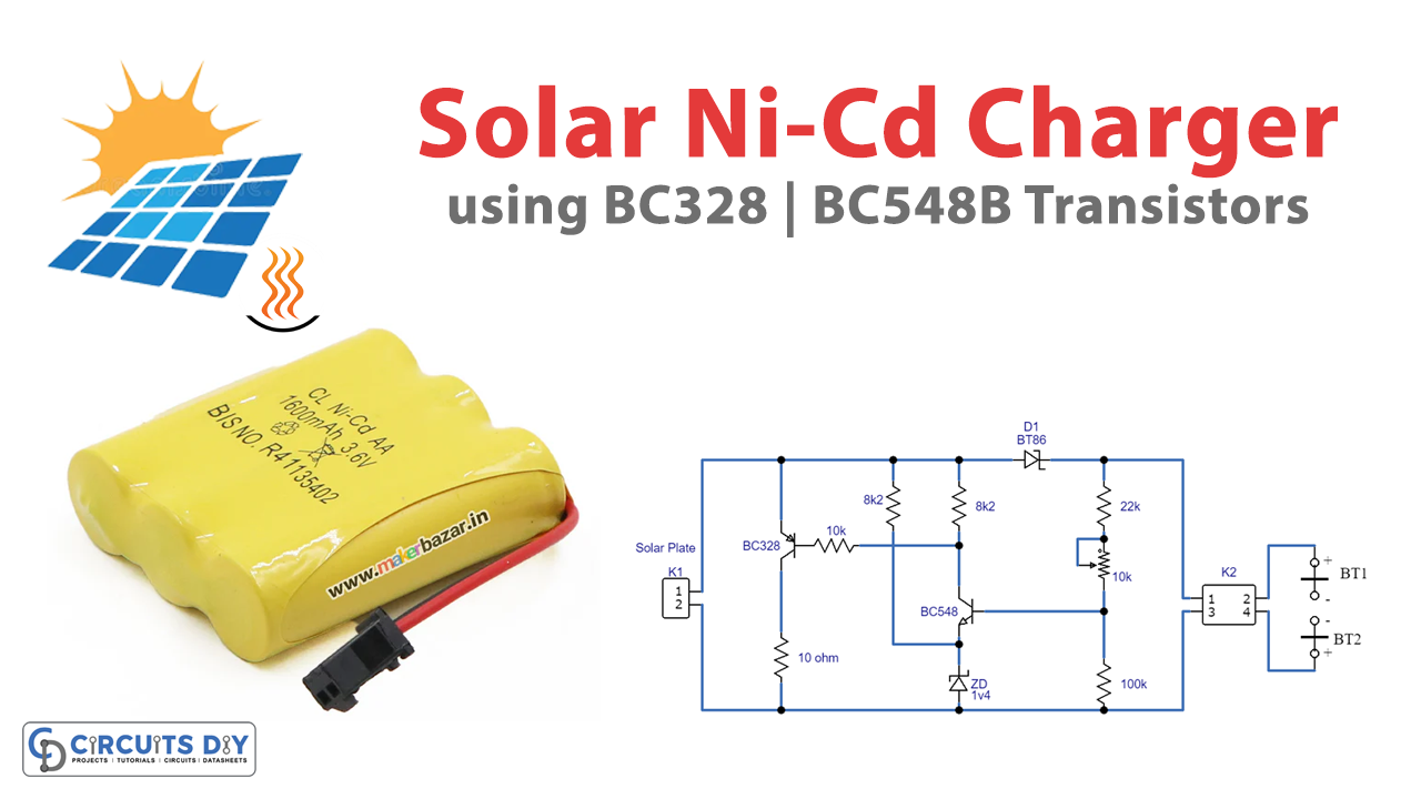 Simple Solar Ni-Cd Charger Circuit