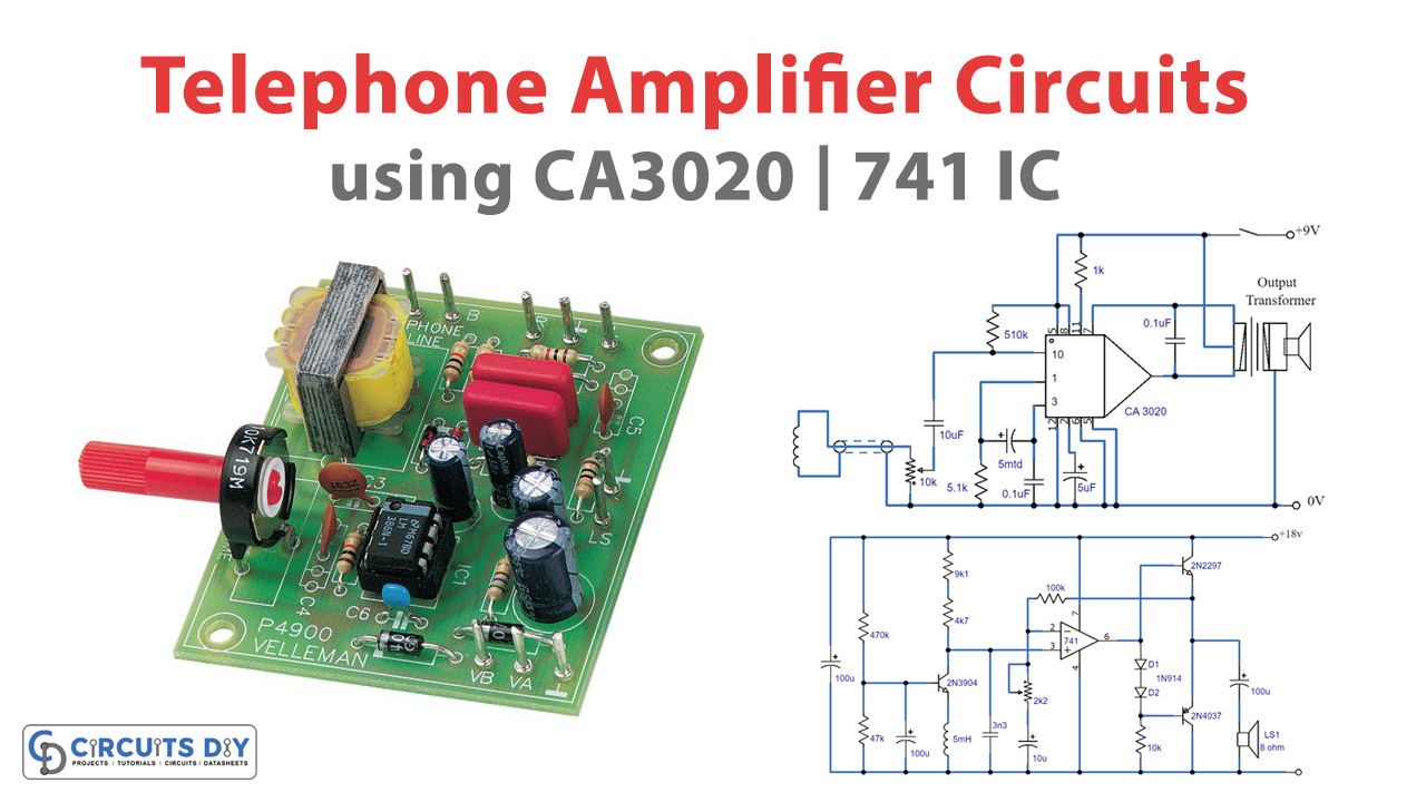Simple Telephone Amplifier Circuit