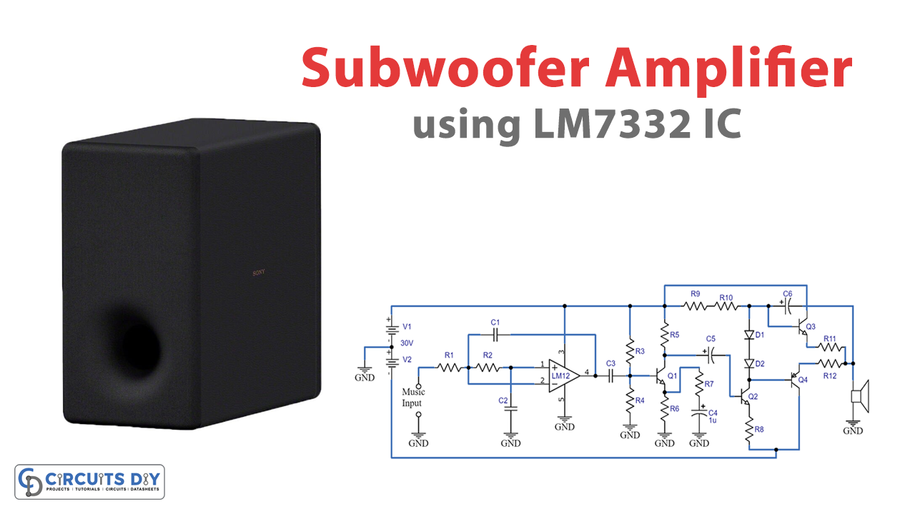 Subwoofer Amplifier Circuit – High Power