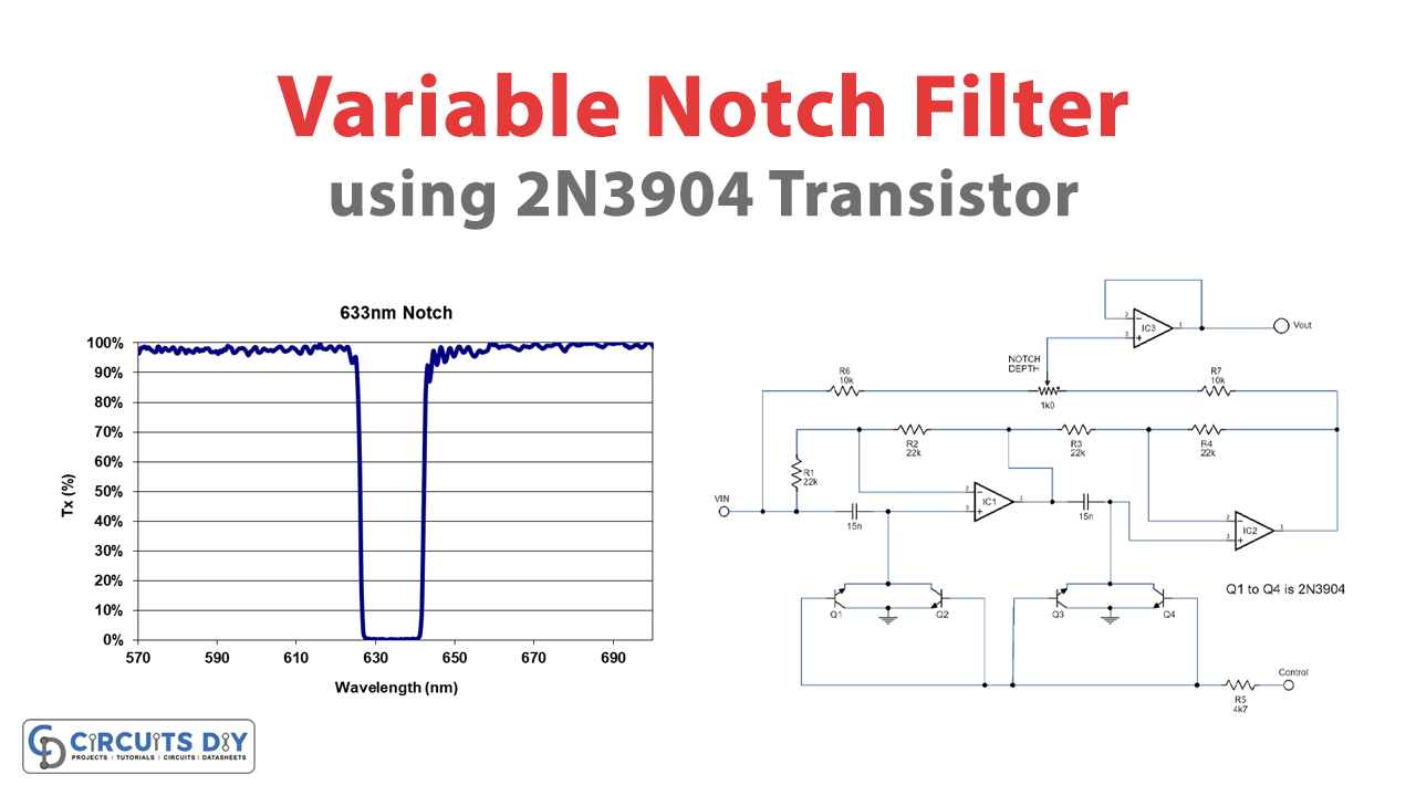 Variable Notch Filter Circuit