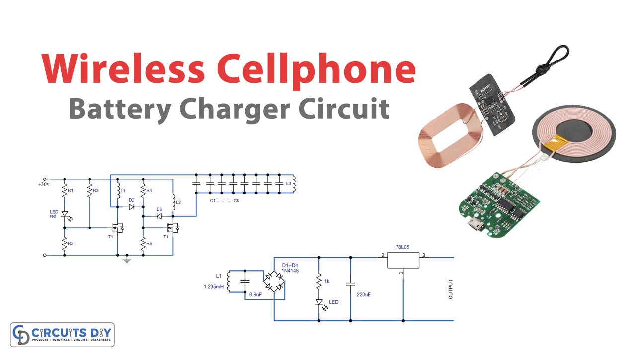Wireless Cellphone Battery Charger Circuit