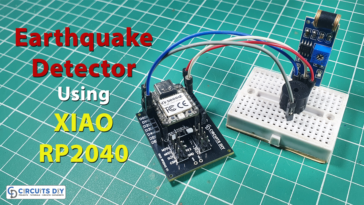 Earthquake Detector & Alarm using XIAO RP2040