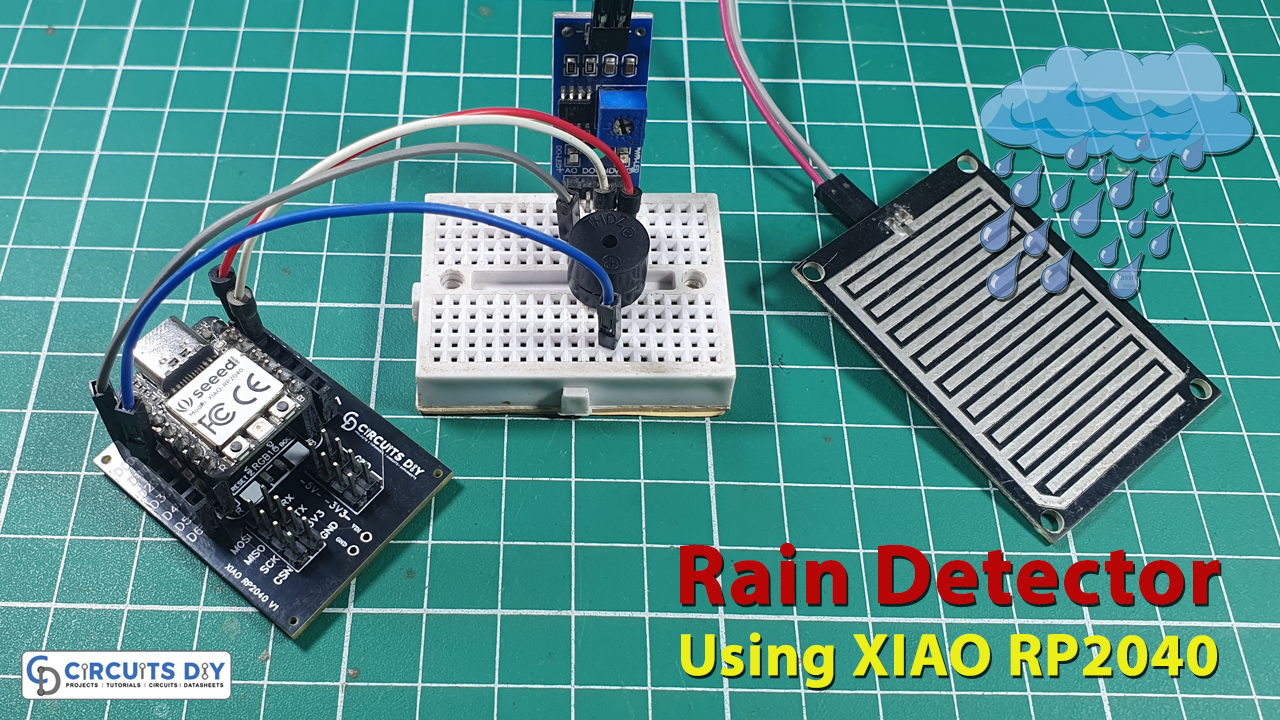 Rain Detector and Alarm System using XIAO RP2040