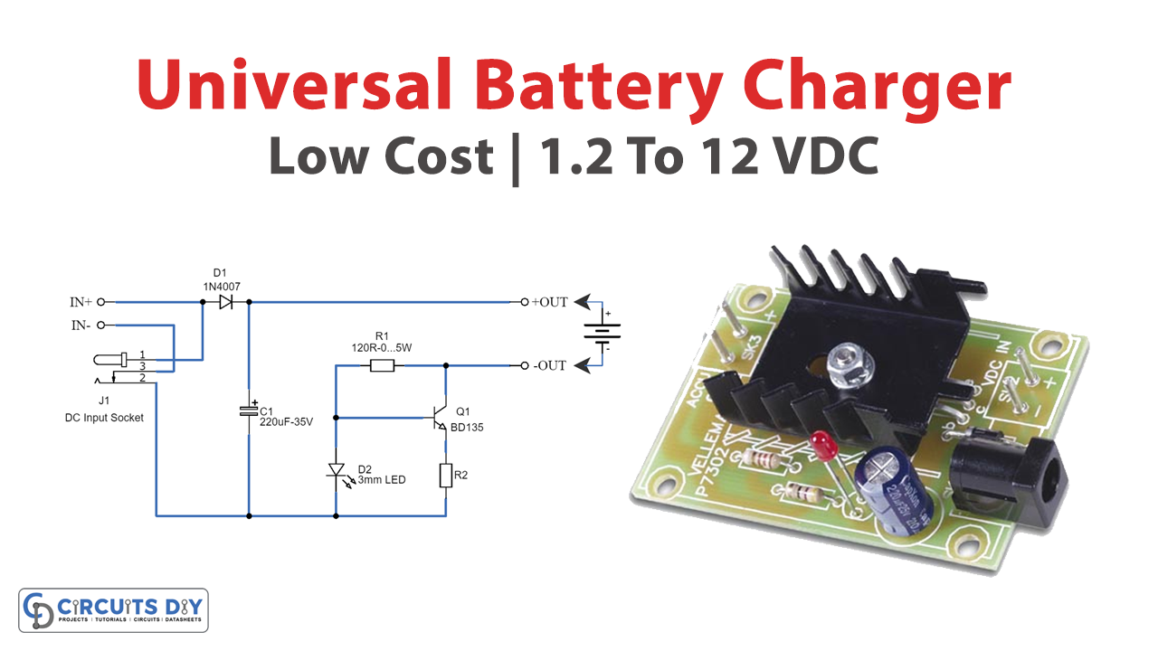 Low-Cost Universal Battery Charger Circuit