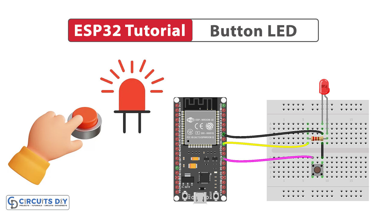 ESP32 Tutorial - Button LED