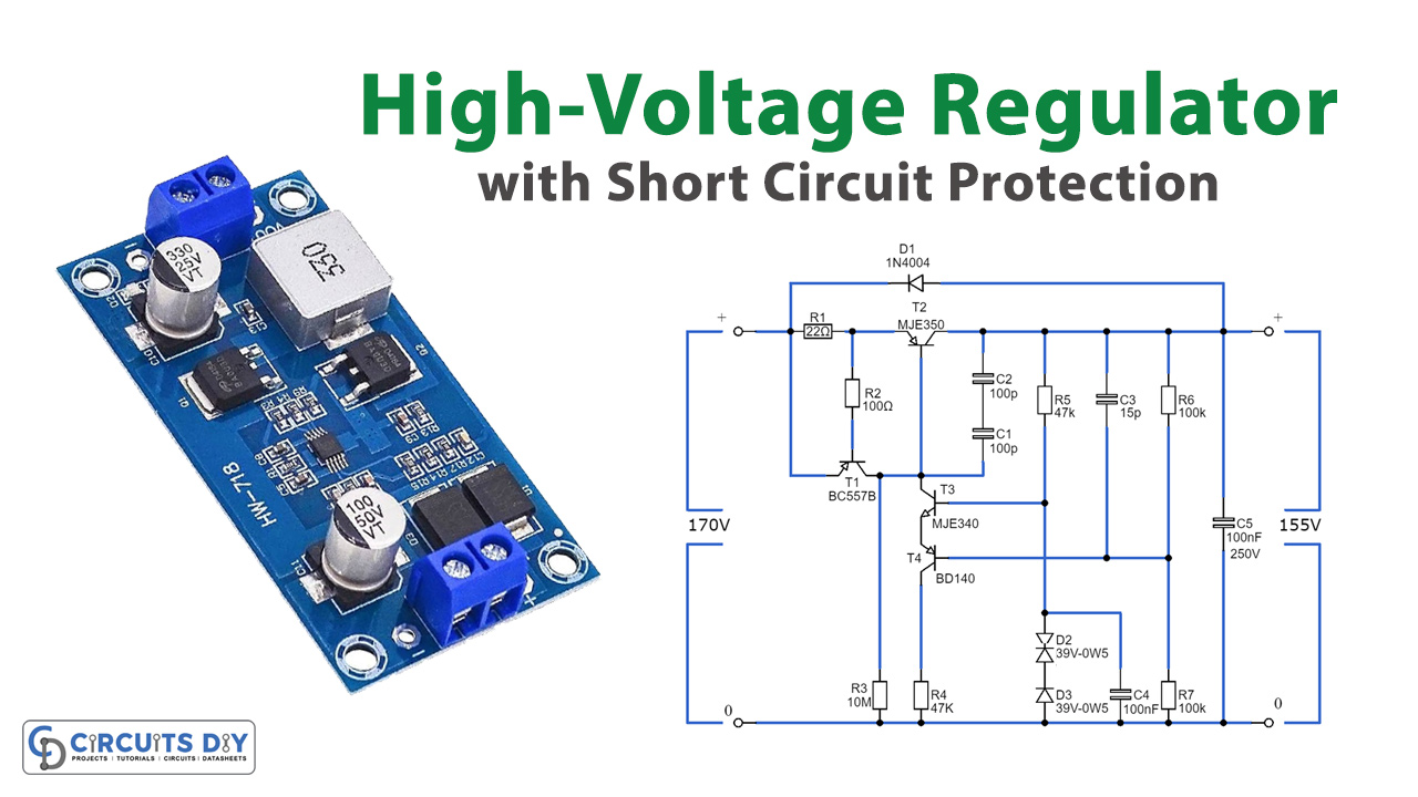 High-Voltage Regulator with Short Circuit Protection