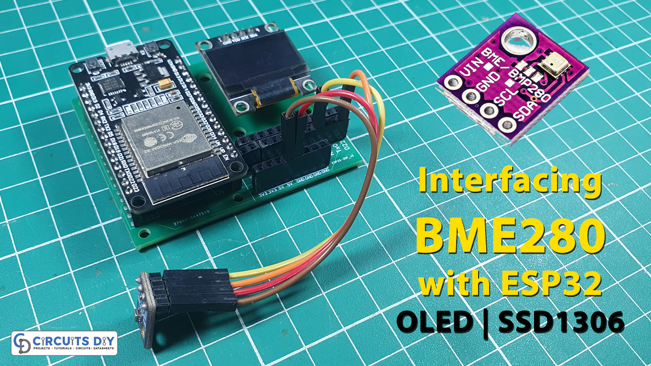 Interfacing BME280 with ESP32 & Display Values on OLED