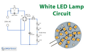 Mains Powered White LED Lamp Circuit