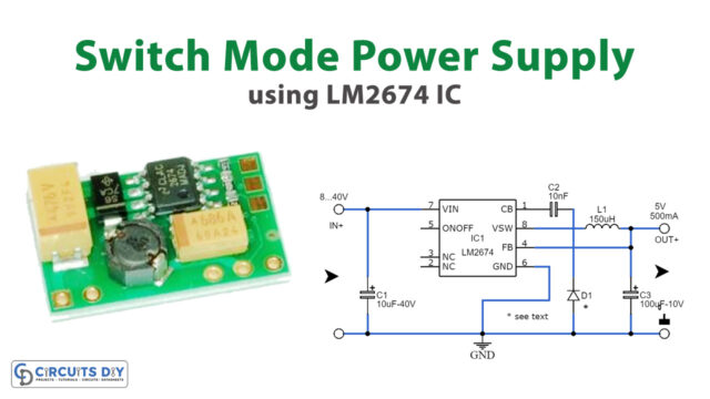 Switch-Mode Power Supply Circuit using LM2674