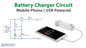 USB Powered Mobile Phone Battery Charger Circuit