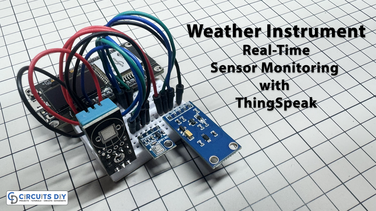 ESP32 Weather Instrument with Real-Time Sensor Monitoring on ThingSpeak